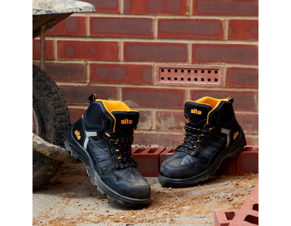 Chaussures de sécurité Rainhold S1P SRA noir taille 43 - Site - Brico Dépôt