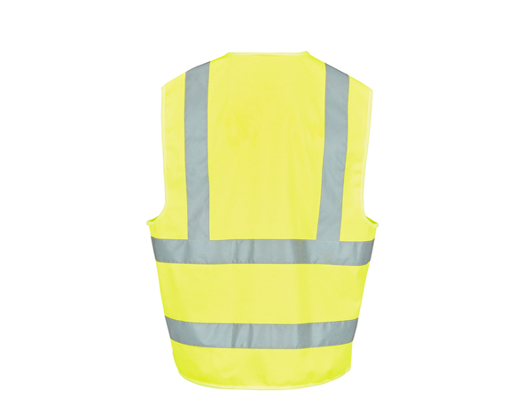 Gilet de sécurité haute visibilité jaune taille L - Site - Brico Dépôt
