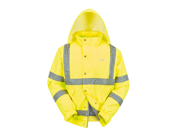 Veste de travail haute visibilité jaune taille M - Site - Brico Dépôt