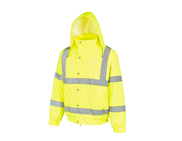 Veste de travail haute visibilité jaune taille L - Site - Brico Dépôt