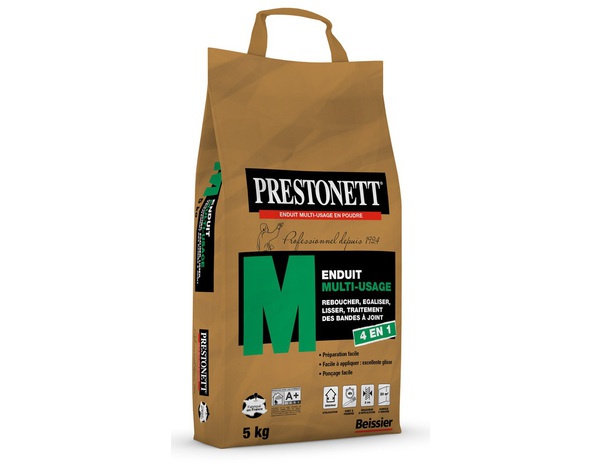 Enduit multi-usage en poudre - sac de 5 kg - Prestonett - Brico Dépôt