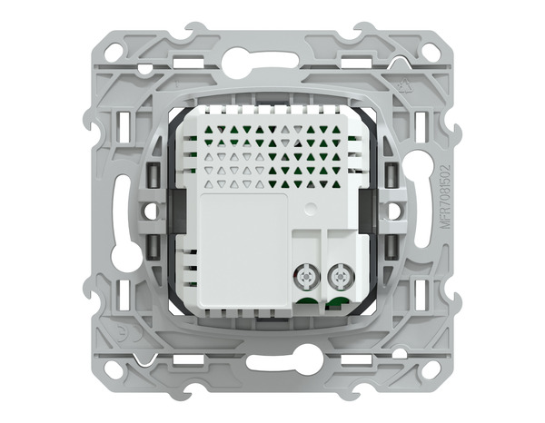 Prise chargeur double USB "Ovalis" blanc -  Type A+C - Brico Dépôt