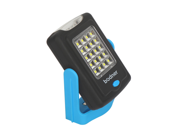Lampe torche carré LED bleue - 220 lm - Bodner - Brico Dépôt