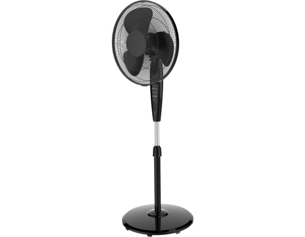 Ventilateur sur pied noir 40 cm - 55 W - GoodHome - Brico Dépôt