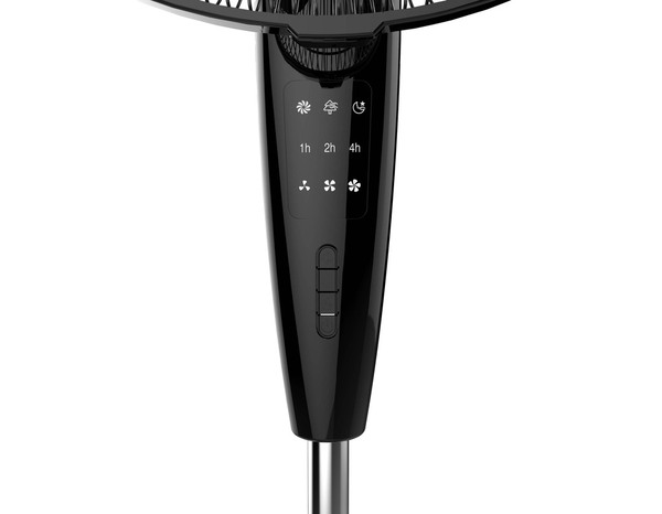 Ventilateur sur pied noir 40 cm - 55 W - GoodHome - Brico Dépôt