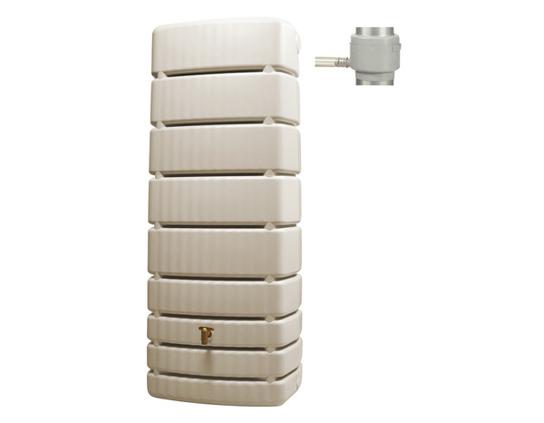 Récupérateur d'eau slim 500 L + Kit collecteur - Garantia - Brico Dépôt