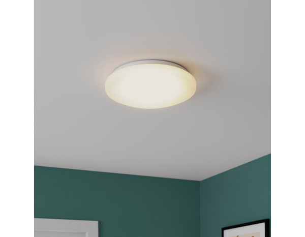 Plafonnier LED blanc rond "OPS" - Cooke and Lewis - Brico Dépôt