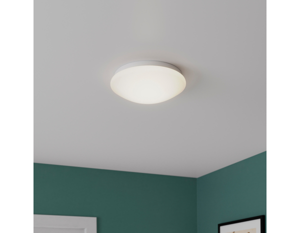 Plafonnier LED blanc rond "Dorian" - Cooke and Lewis - Brico Dépôt