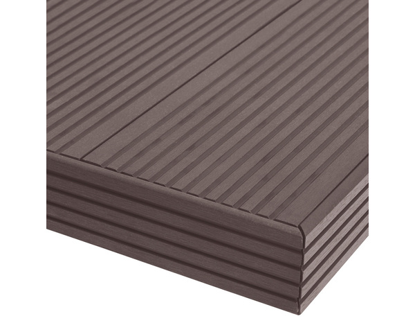 Profilé de finition "Neva" - Chocolat - L. 2,20 m x H. 5,2 cm x Ép. 8 mm - Blooma - Brico Dépôt