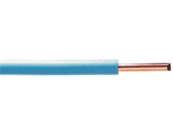 Fil électrique H07VU 2,5 mm² bleu - 100 m - Brico Dépôt