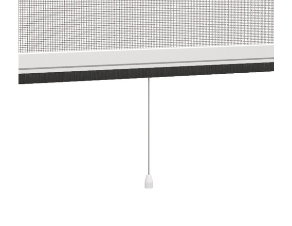 Moustiquaire aluminium blanc 140 X 140 cm enroulable - Brico Dépôt