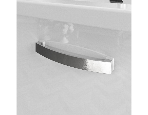 Meuble sous vasque à suspendre blanc "Aruna" L. 120 x H. 55 x P.45 cm - Brico Dépôt