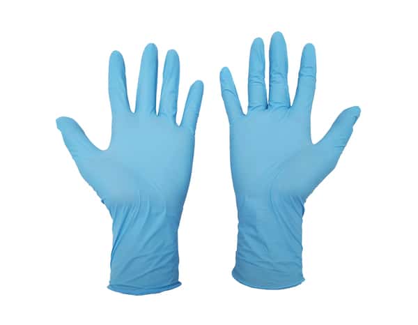 Lot de 100 gants nitriles jetables bleus taille 9 - Site - Brico Dépôt