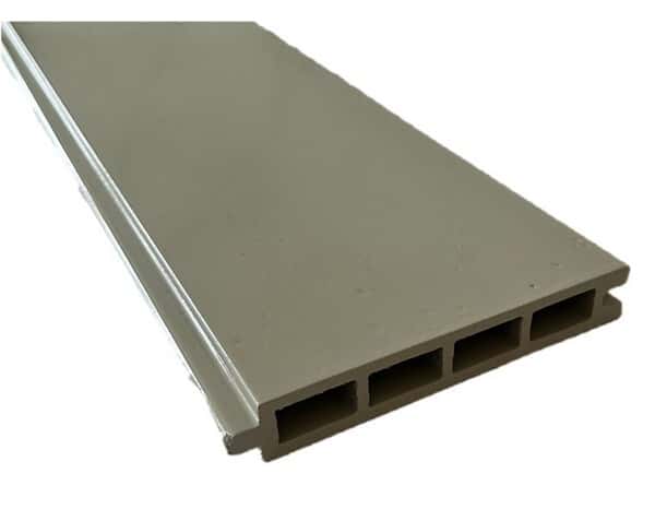 Lame claustra composite gris silex RAL 7032 - 22 X 150 X 1760 mm - Brico Dépôt
