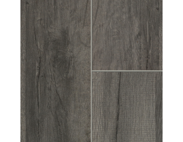 Sol stratifié à clipser aspect mat gris foncé bois grisés "Valdanos" L. 128,6 x l. 19,4 cm x Ép. 8 mm - Cooke and Lewis - Brico Dépôt