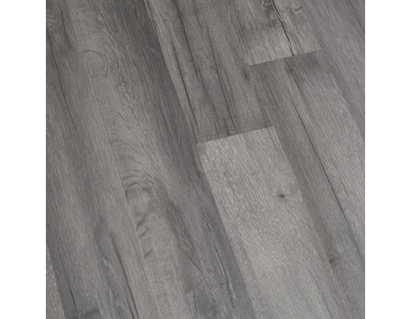 Sol stratifié à clipser aspect mat gris foncé bois grisés "Valdanos" L. 128,6 x l. 19,4 cm x Ép. 8 mm - Cooke and Lewis - Brico Dépôt