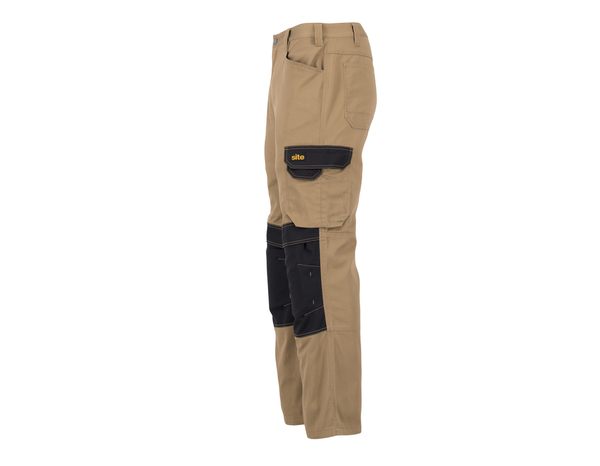 Pantalon multipoches "COPPELL" beige taille 44 - Site - Brico Dépôt