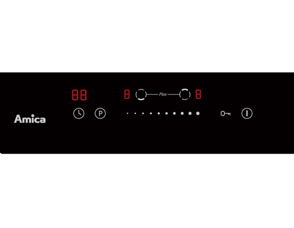 Plaque induction "Flexispace" noire 5 foyers - L. 90 cm - Brico Dépôt