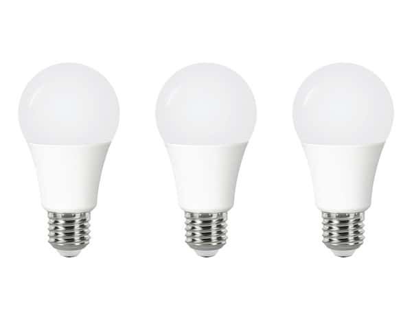 3 ampoules connectées LED E27 806 lm 4000K blanc "Myko" - Brico Dépôt