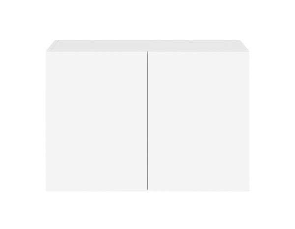 Meuble haut 2 portes "Pragma" blanc l.80 x h.55 x p.32 cm - Brico Dépôt