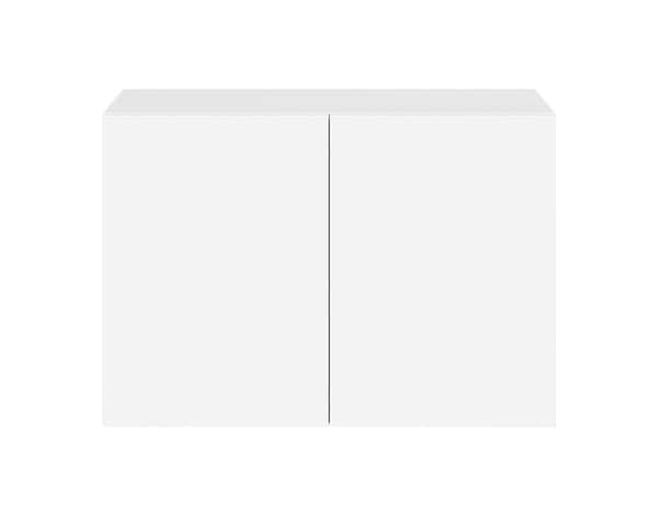 Meuble haut 2 portes "Pragma" blanc l.80 x h.55 x p.32 cm - Brico Dépôt