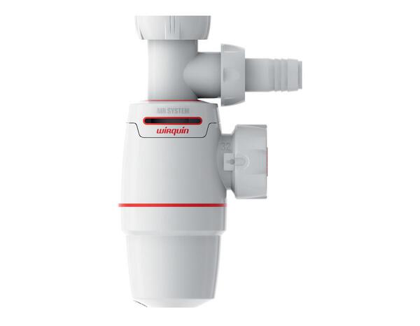 Siphon "NEO AIR" avec prise mal D32 pour lavabo - Diam. 32 mm - Wirquin - Brico Dépôt