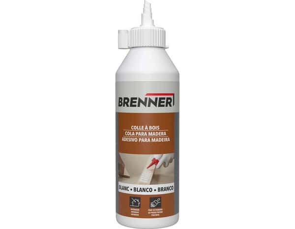 Colle à bois intérieur blanche - flacon 250 ML - Brenner - Brico Dépôt