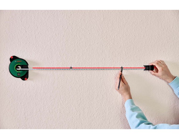 Mètre laser ligne à mètre ruban intégré "Atino" - 1,7 m. - Bosch - Brico Dépôt