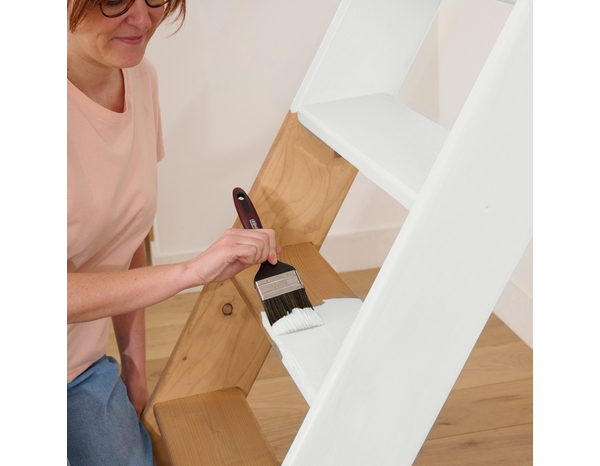 Peinture sol et escalier Mat 0,75 L Blanc Pur - Evalux - Brico Dépôt