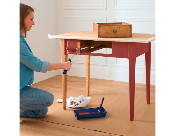Peinture meuble Mat 0,5 L Rouge Brique - Evalux - Brico Dépôt