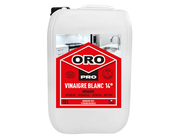 Vinaigre blanc naturel 10L - ORO PRO - Brico Dépôt