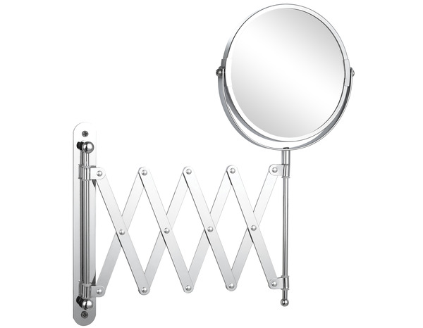 Miroir extensible grossissant chrome - Brico Dépôt