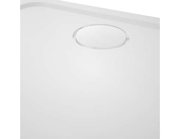 Receveur de douche extra-plat résine rectangulaire 90x120cm blanc brillant "IONAS" - Cooke and Lewis - Brico Dépôt
