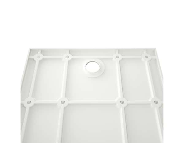 Receveur de douche extra-plat résine rectangulaire 90x120cm blanc brillant "IONAS" - Cooke and Lewis - Brico Dépôt
