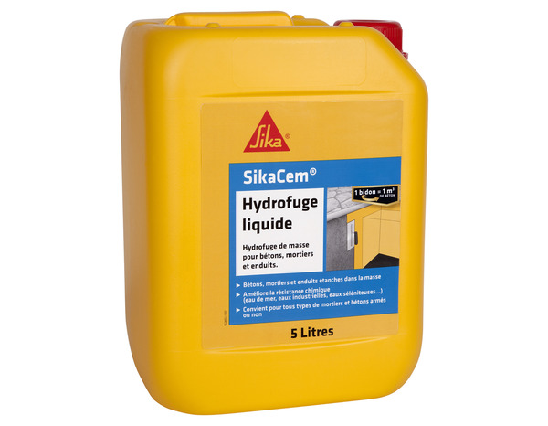Enduit hydrofuge liquide en bidon de 5 L - Sika - Brico Dépôt