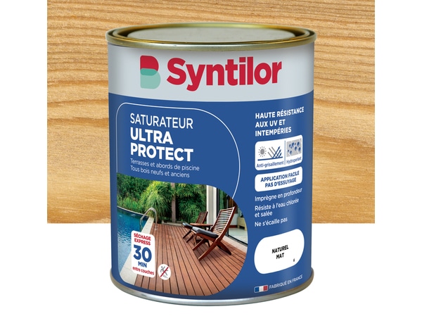 Saturateur ultra protect pour terrasse - Naturel - 0,75 L - Syntilor - Brico Dépôt