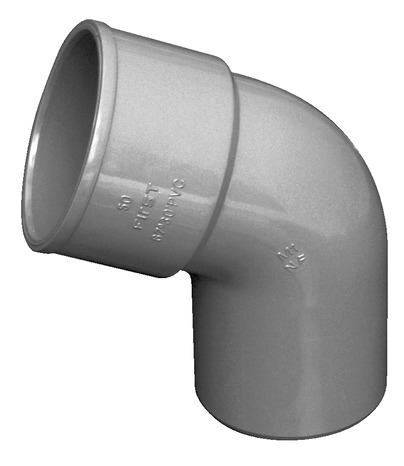 Coude en PVC gris M/F - 67°30 et Ø50 - First - Brico Dépôt