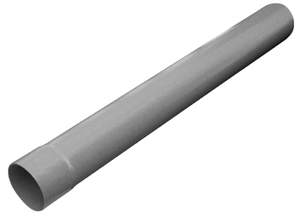Tube de descente en PVC L. 2 m gris - First - Brico Dépôt