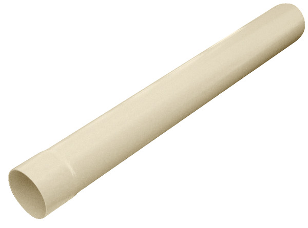 Tube de descente gouttières en PVC, Ø 50 mm L. 2 m colori sable - First - Brico Dépôt