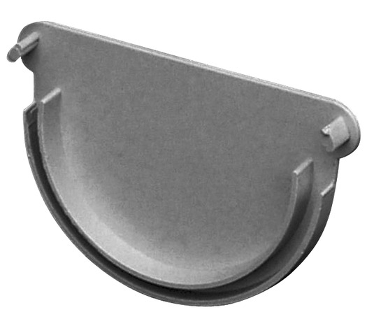 Fond de gouttière en PVC profilé de 16 mm gris - Brico Dépôt
