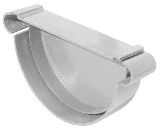 Fond de gouttière en PVC 25 mm gris - First - Brico Dépôt