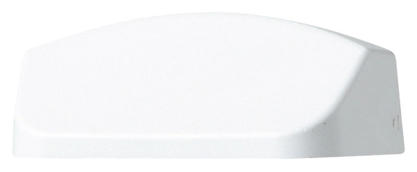 Chapeau PVC pour lisse de section - L. 80 mm x H. 30 mm x Ép. 1,3 mm - Brico Dépôt