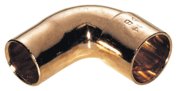 2 coudes pour tube cuivre Ø 14 mm avec embouts M/F angle 90 ° - Noyon & Thiebault - Brico Dépôt