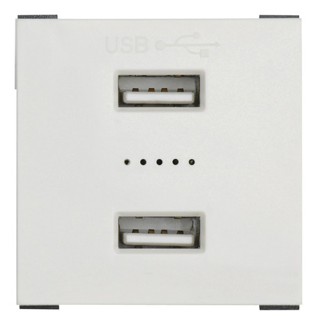 Prise USB blanc - Bodner - Brico Dépôt