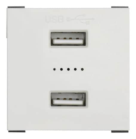 Prise USB blanc - Bodner - Brico Dépôt