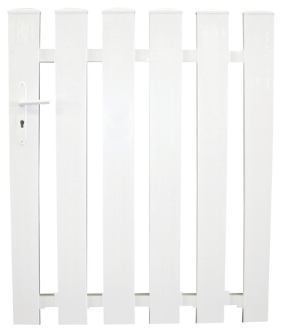 Portillon PVC blanc "Oléron" - L. 1 x H. 1,20 m - Brico Dépôt
