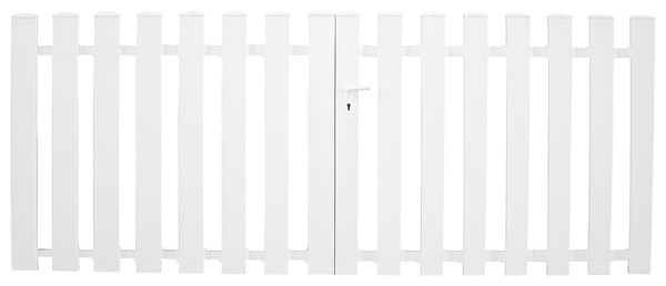 Portail PVC battant blanc "Oléron" - L. 3,50 x H. 1,20 m - Brico Dépôt