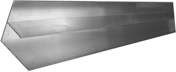 Profil angle rentrant en aluminium - L. 3 m - Brico Dépôt