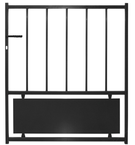 Portillon fer noir "Bristol" - L. 1,03 x H. 1,20 m - Brico Dépôt