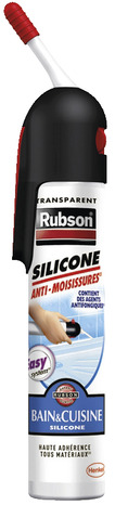 Joint silicone tous supports - Blanc - 200 ml - Rubson - Brico Dépôt